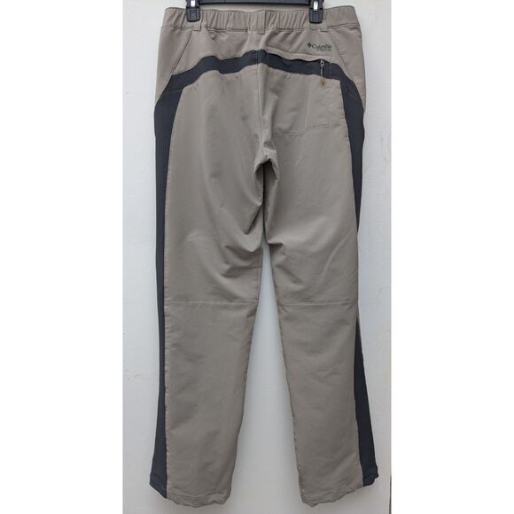 Columbia Titanium Pants Men's Soft Shell Omni-Shield Tan Size M 34 EUC - Picture 6 of 14